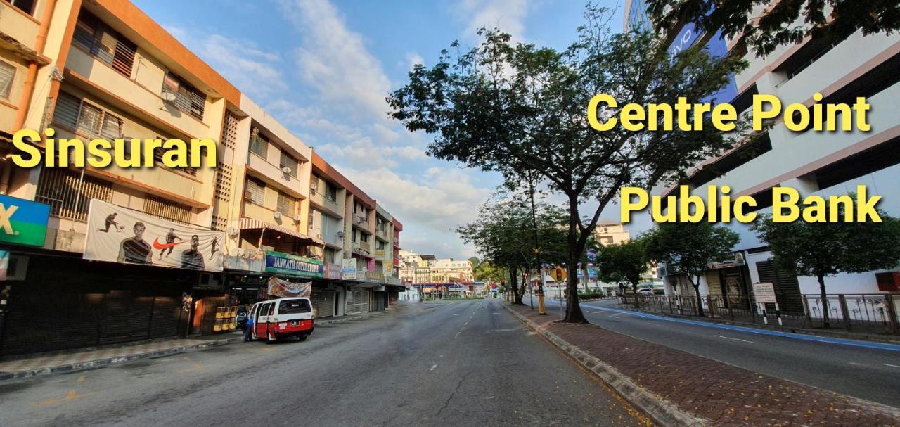 Albergue Escape Backpackers Kk Kota Kinabalu Exterior foto